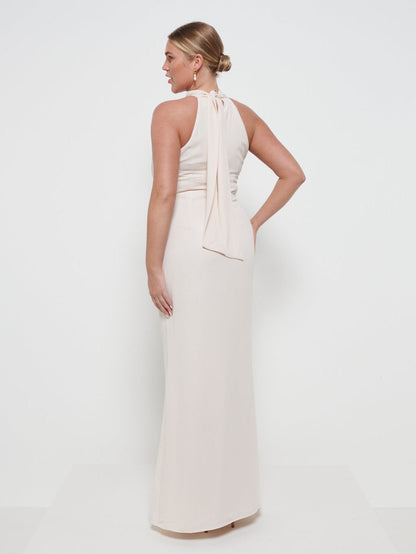 Odelle Chiffon Bridesmaid Maxi Dress - Champagne