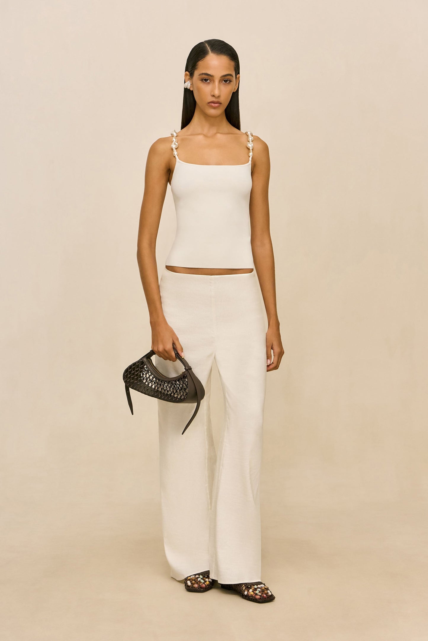PRAIA KNIT TOP - OFF WHITE