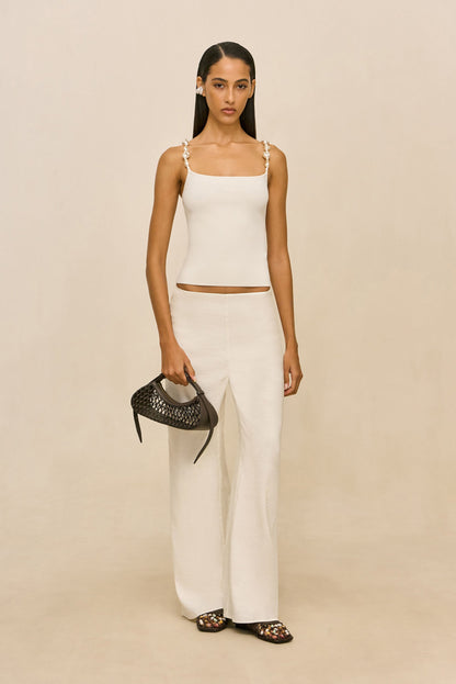 PRAIA KNIT TOP - OFF WHITE