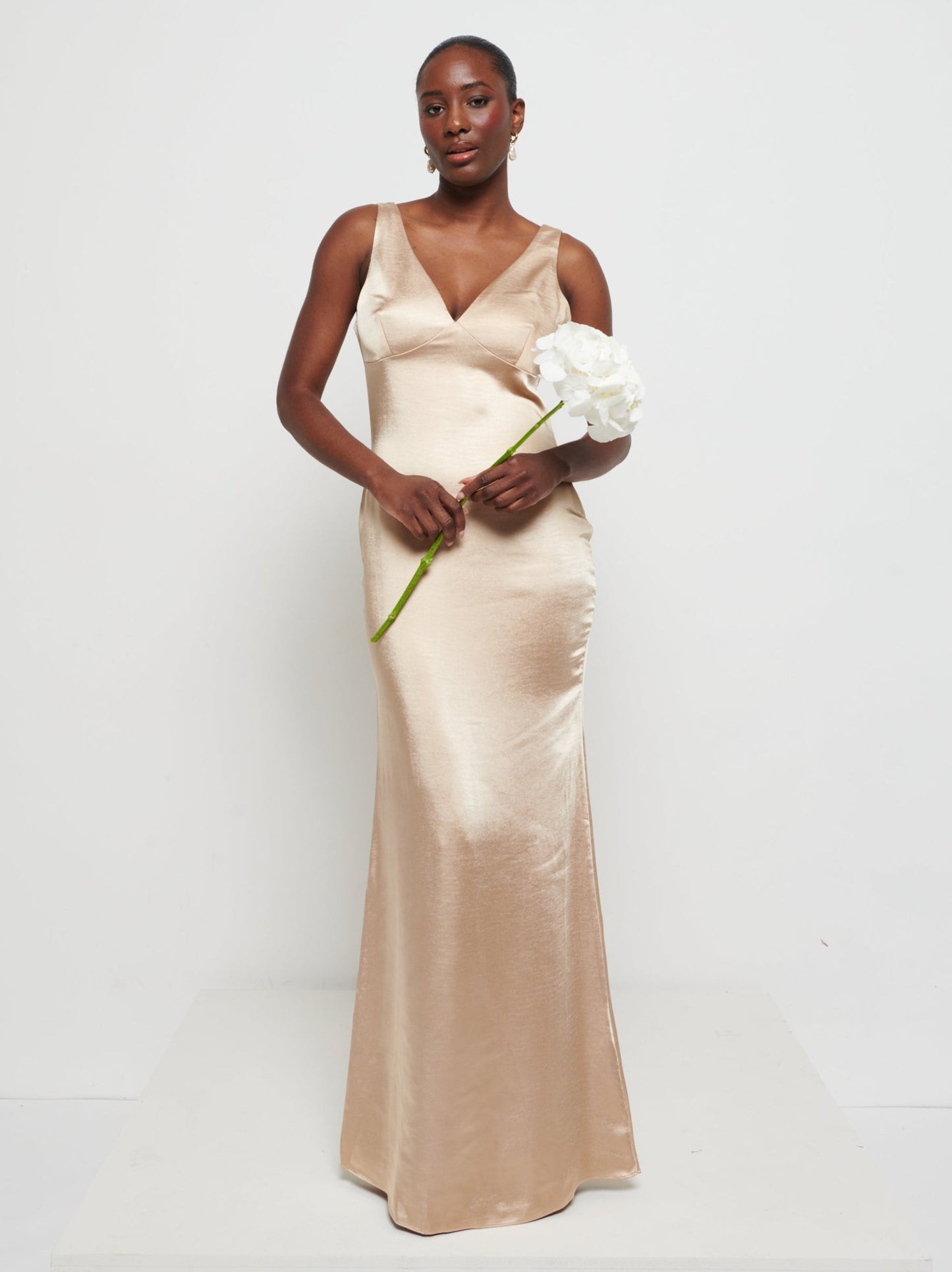 Piper Maxi Bridesmaid Dress - Matte Bronze