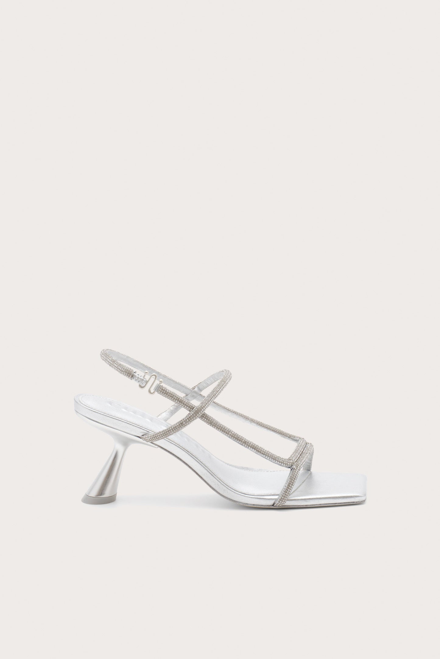 REINA RHINESTONE SANDAL - CLEAR