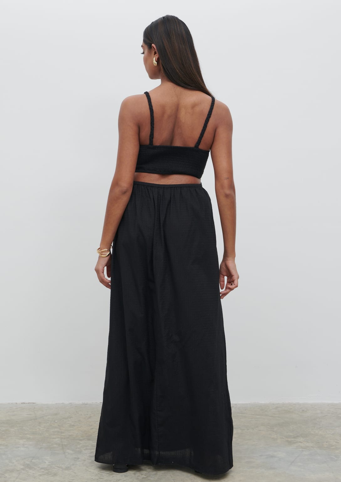 Ramona Cut Out Maxi Dress - Black