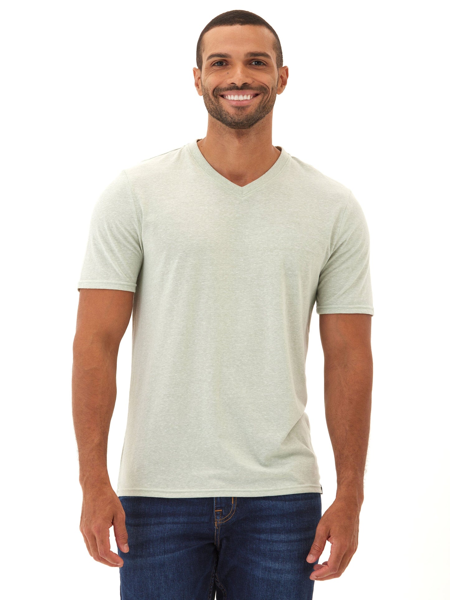 Men's Core Triblend Jersey V-Neck Tee