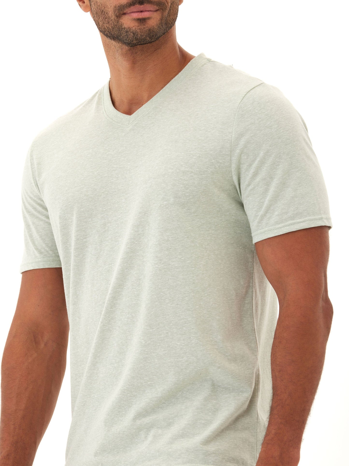 Men's Core Triblend Jersey V-Neck Tee