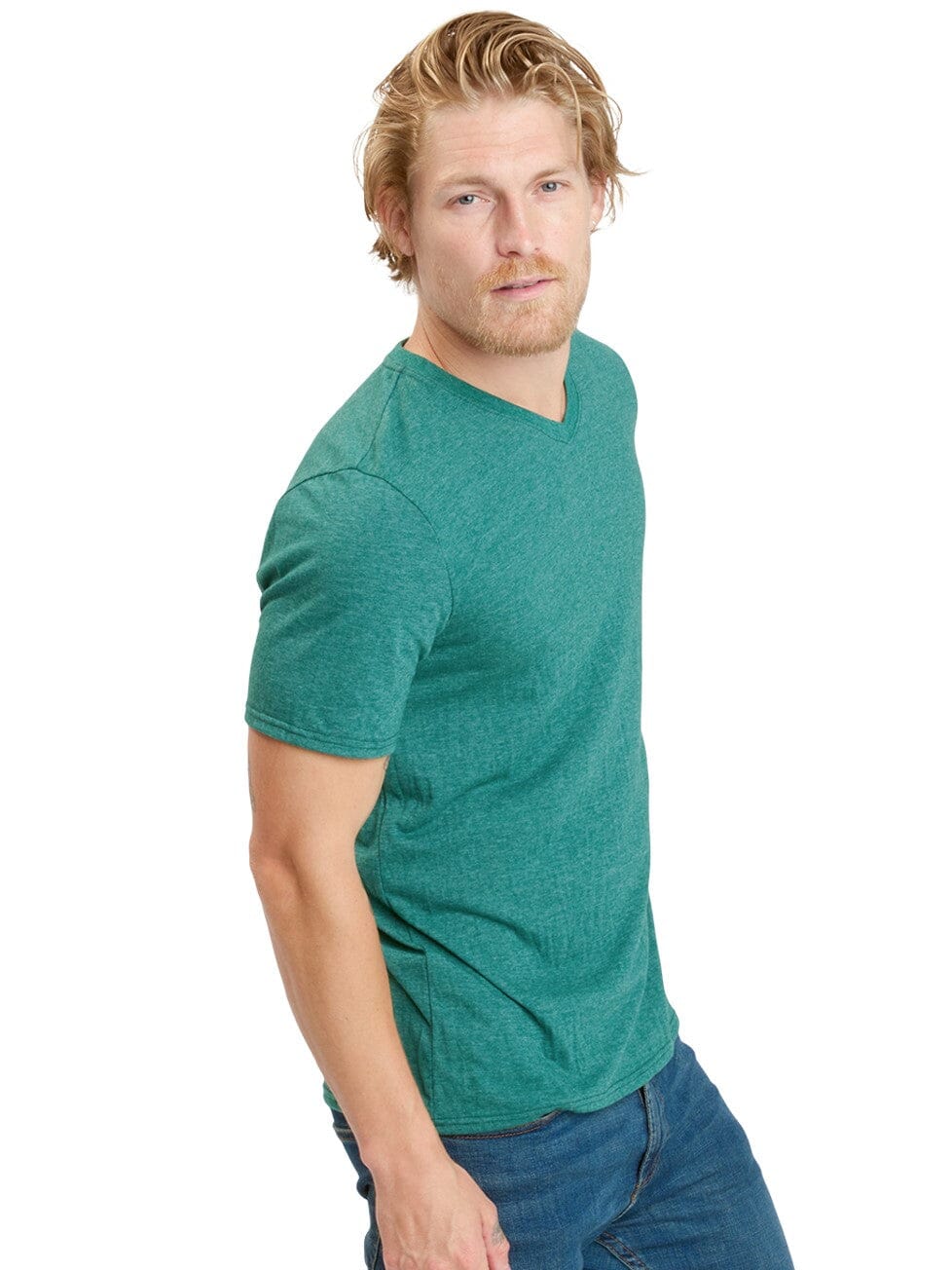 Men's Core Triblend Jersey V-Neck Tee