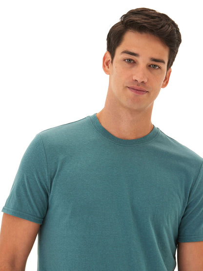 Men's Core Triblend Jersey Crew Neck Tee
