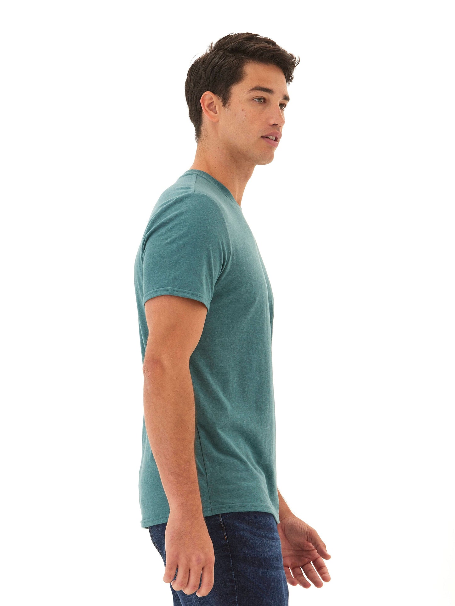 Men's Core Triblend Jersey Crew Neck Tee
