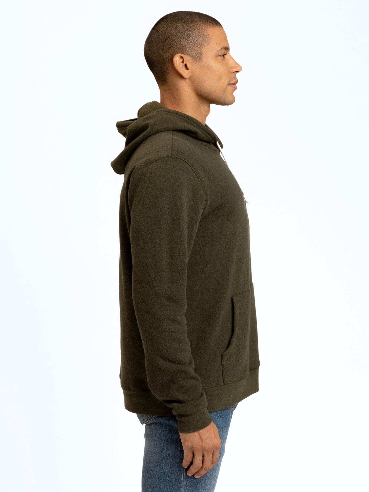 Embroidered Triblend Pullover Hoodie