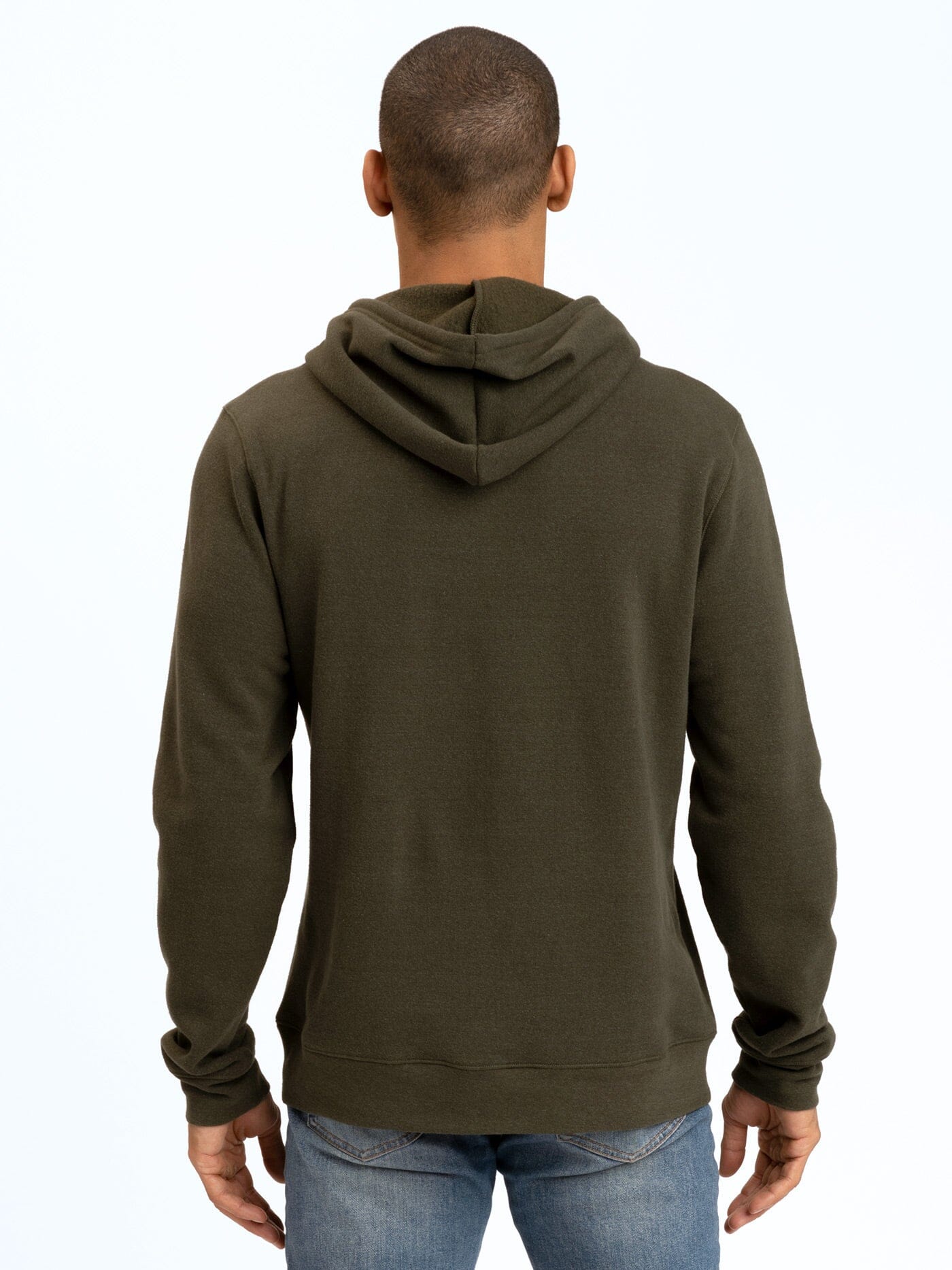 Embroidered Triblend Pullover Hoodie