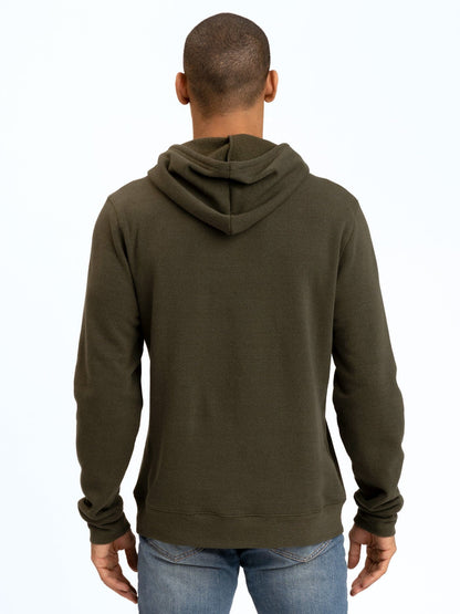 Embroidered Triblend Pullover Hoodie