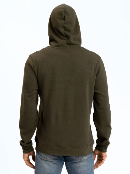 Embroidered Triblend Pullover Hoodie