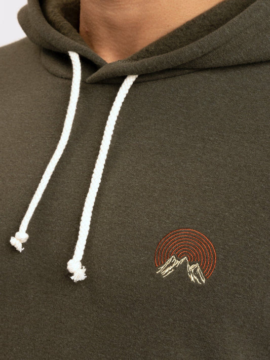 Embroidered Triblend Pullover Hoodie