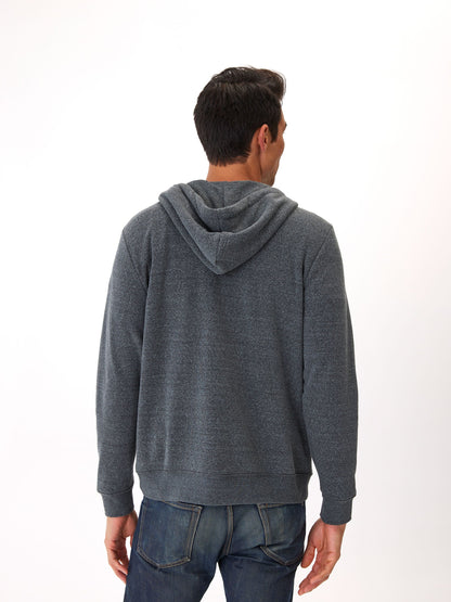 Triblend Breton Half Zip Hoodie