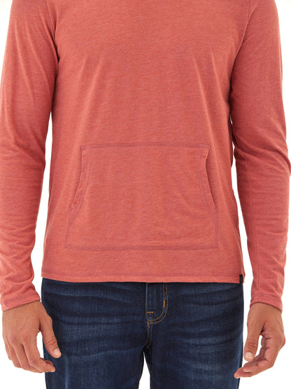 Long Sleeve Triblend Tee Shirt Hoodie