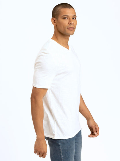 Slub Jersey V-Neck Tee