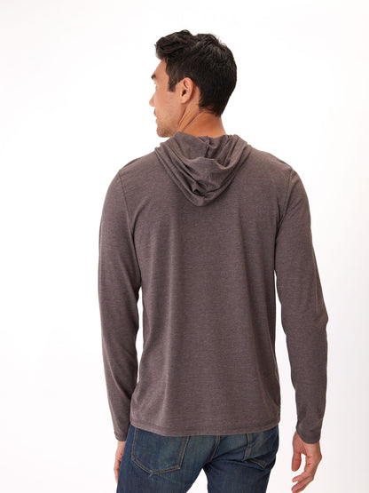 Triblend Embroidery Hoodie Tee