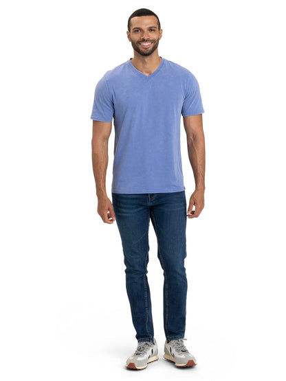 Mineral Wash Jersey V-Neck Tee