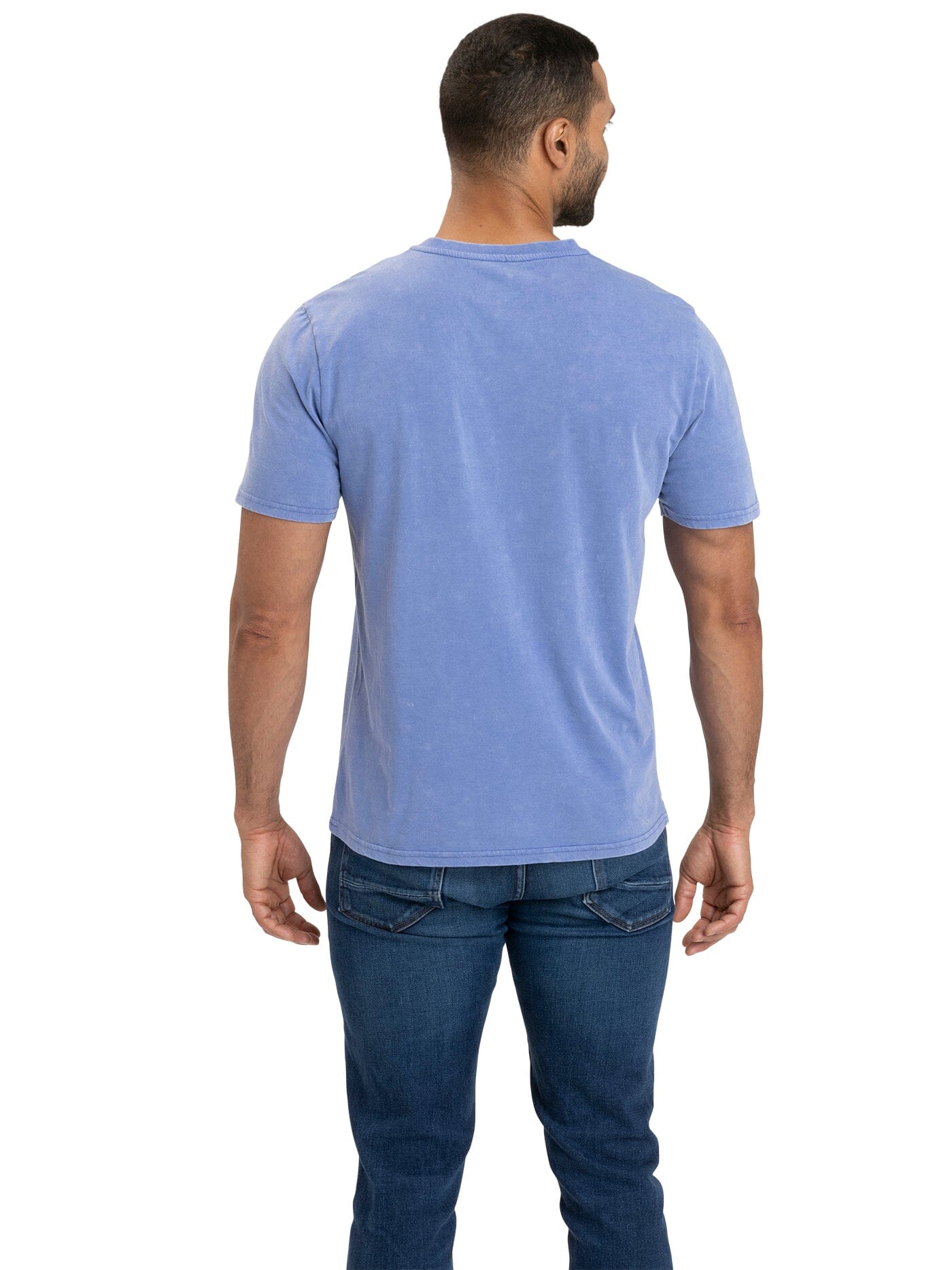 Mineral Wash Jersey V-Neck Tee