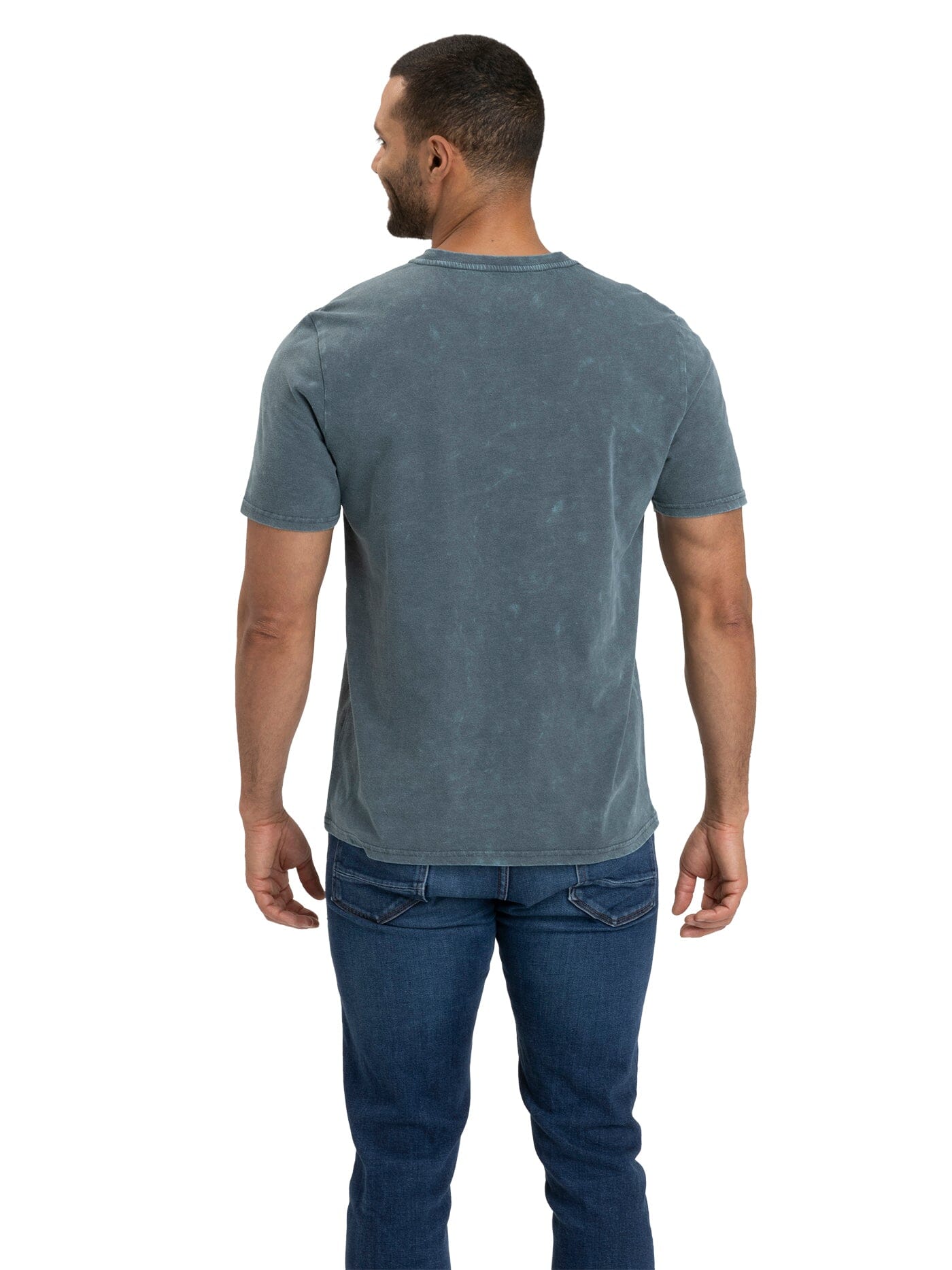 Mineral Wash Jersey V-Neck Tee
