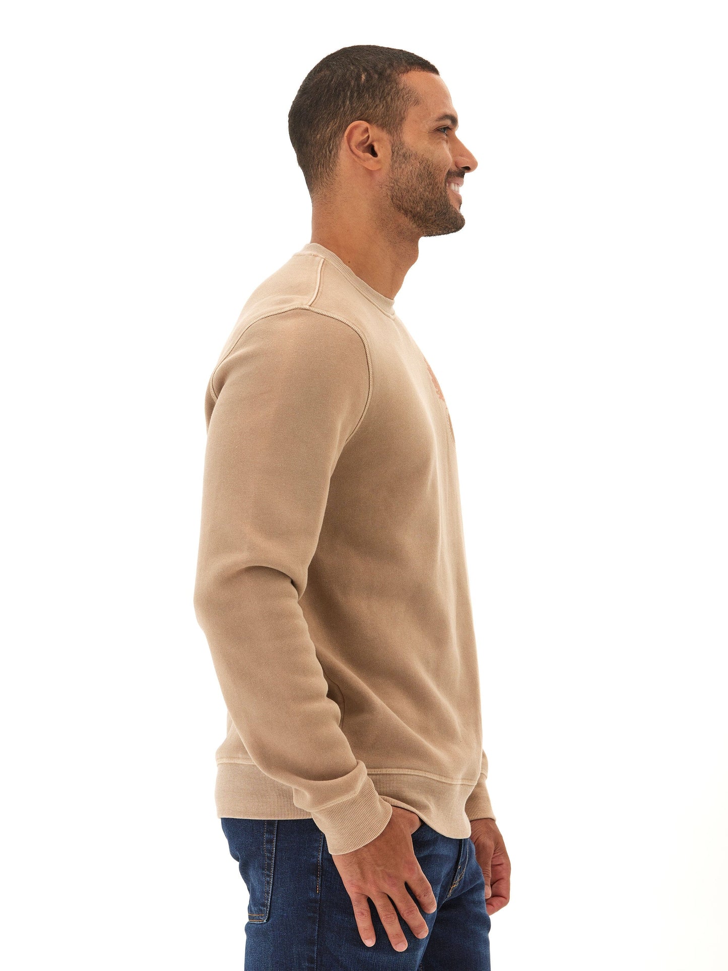 Mineral Wash Graphic Fleece Crew