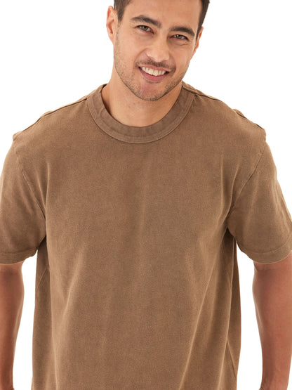 Johnny Relaxed Fit Mineral Wash Jersey Tee