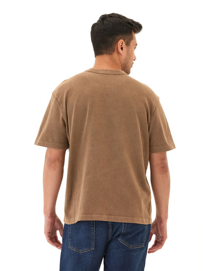 Johnny Relaxed Fit Mineral Wash Jersey Tee