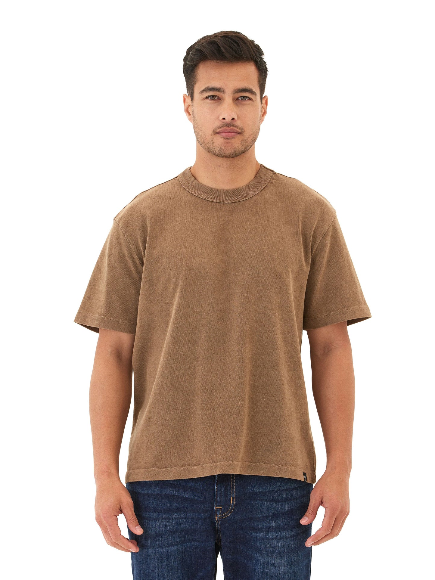 Johnny Relaxed Fit Mineral Wash Jersey Tee