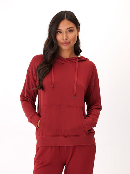 Madge Feather Fleece Pullover Hoodie