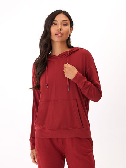 Madge Feather Fleece Pullover Hoodie