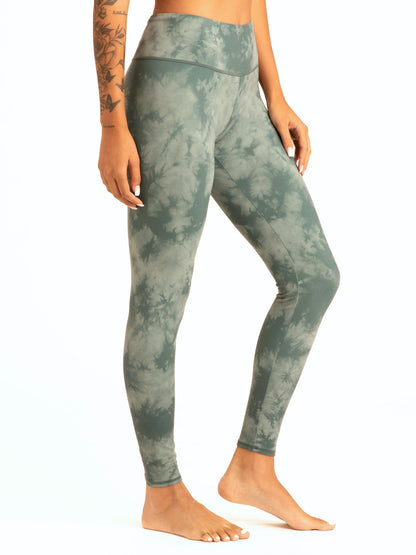 Monica Ripple Tie Dye Print Legging 26"