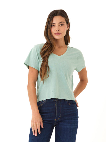 Core Triblend Jersey V-Neck Tee