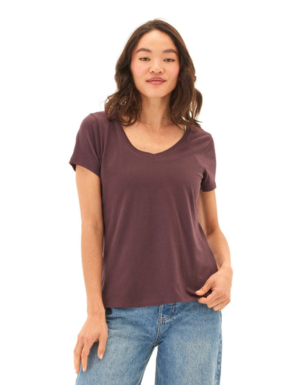 Pattie Organic Cotton V-Neck Tee