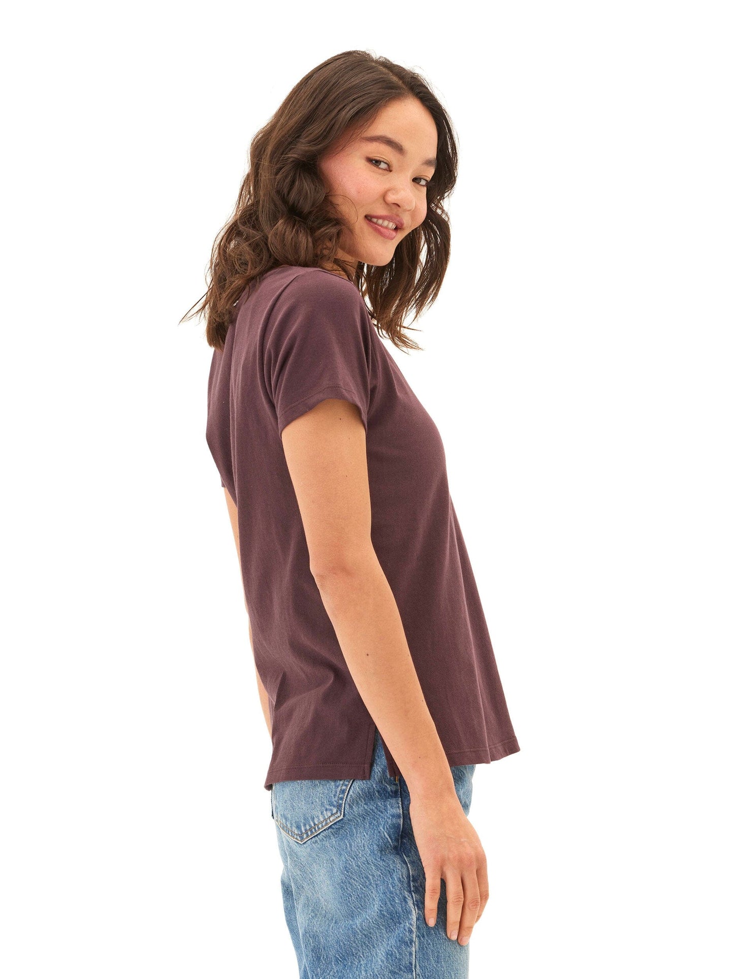 Pattie Organic Cotton V-Neck Tee