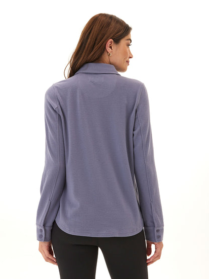 Kandyce Knit Fleece Button-Up