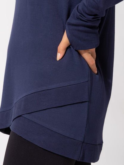 Leanna Feather Fleece Tunic