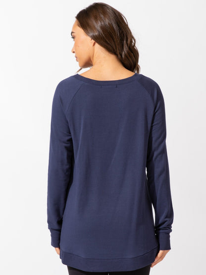 Leanna Feather Fleece Tunic
