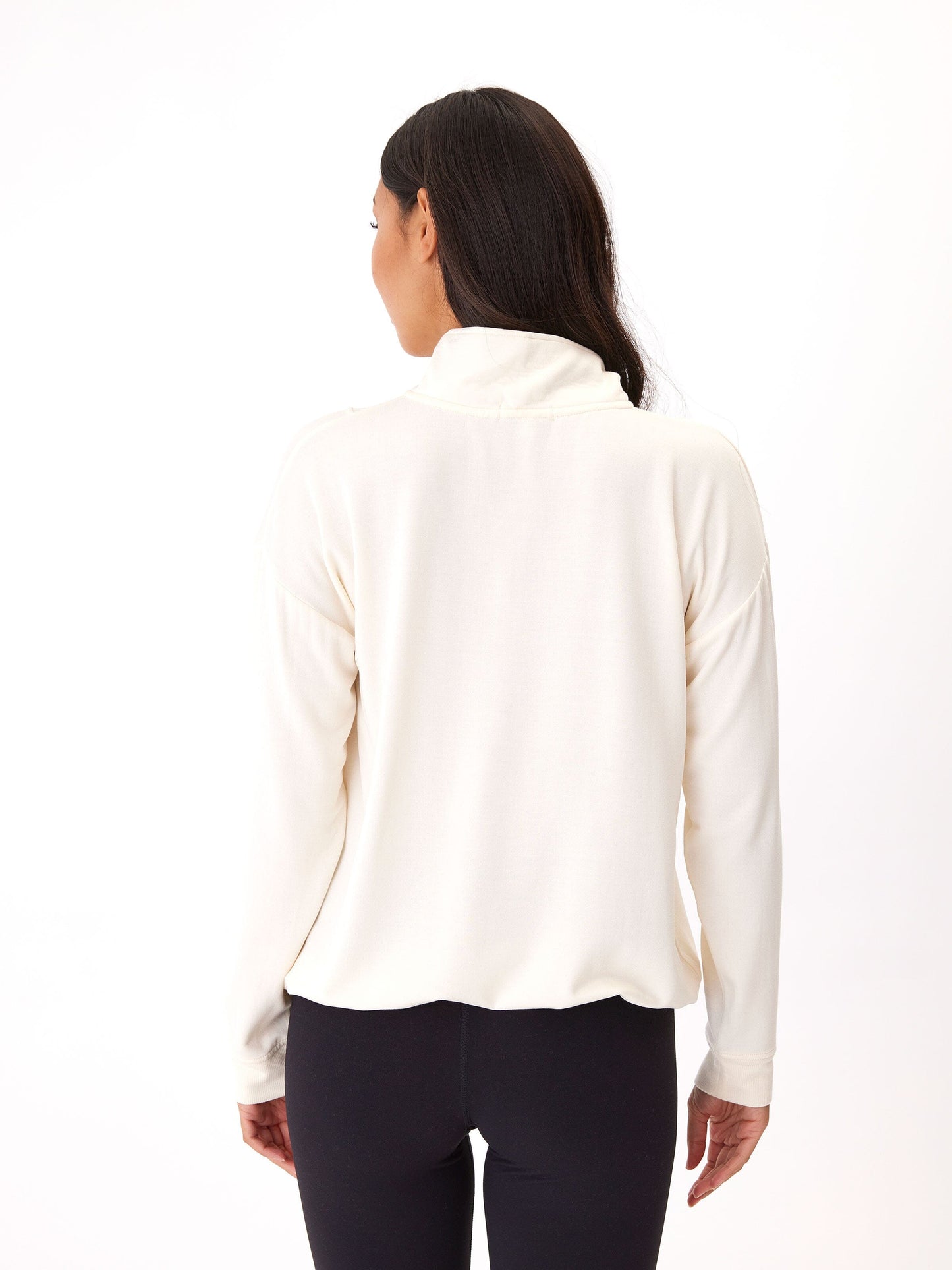 Nyla Feather Fleece Half Zip Pullover