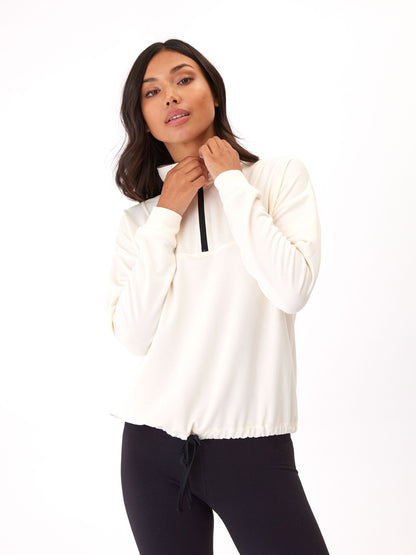 Nyla Feather Fleece Half Zip Pullover
