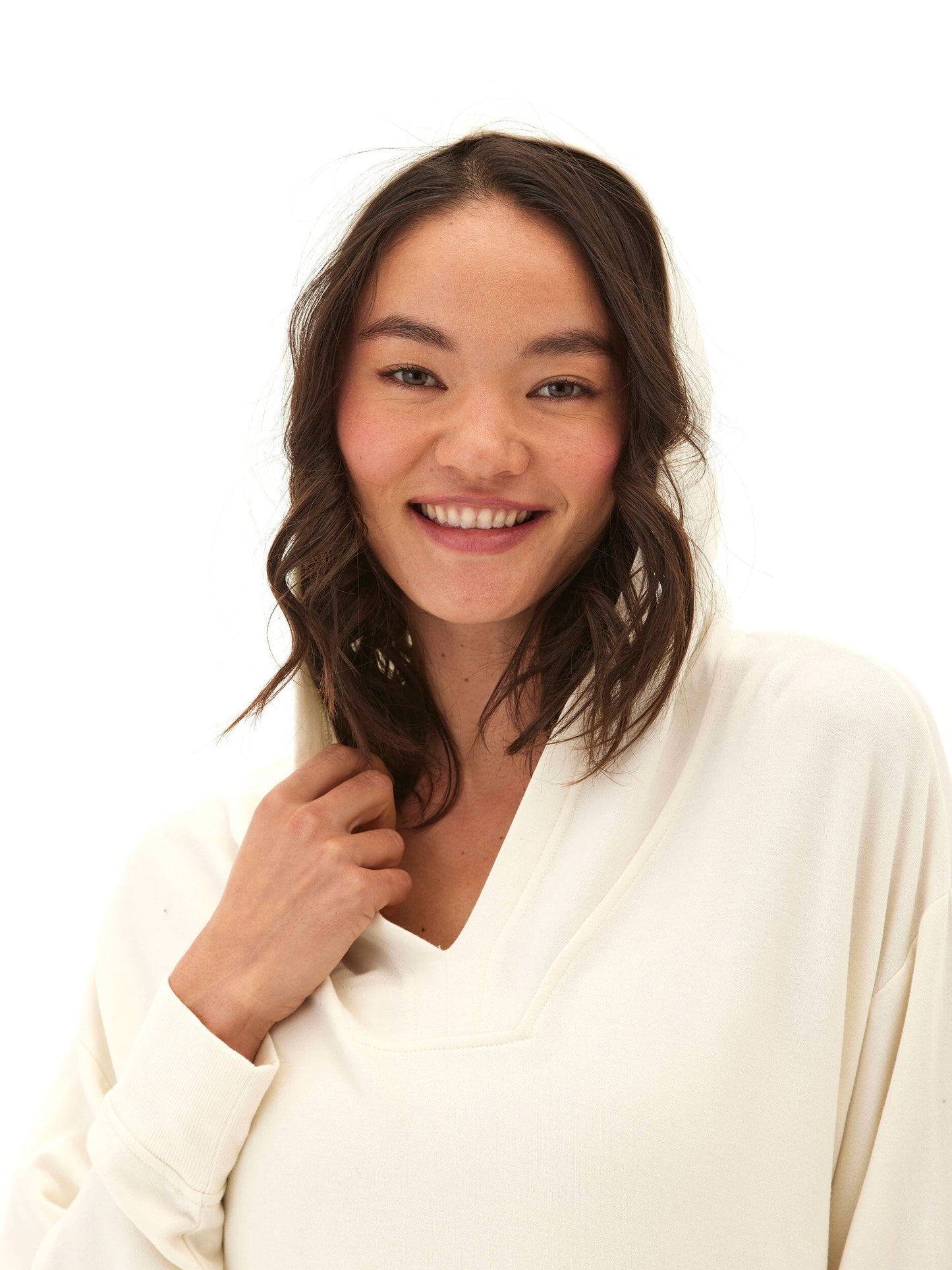 Raya Feather Fleece Pullover Hoodie