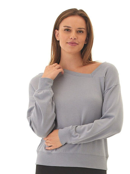 Merida Feather Fleece Asymmetrical Pullover