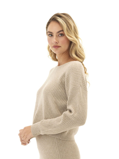 Yvonne Cozy Rib Pullover Sweater