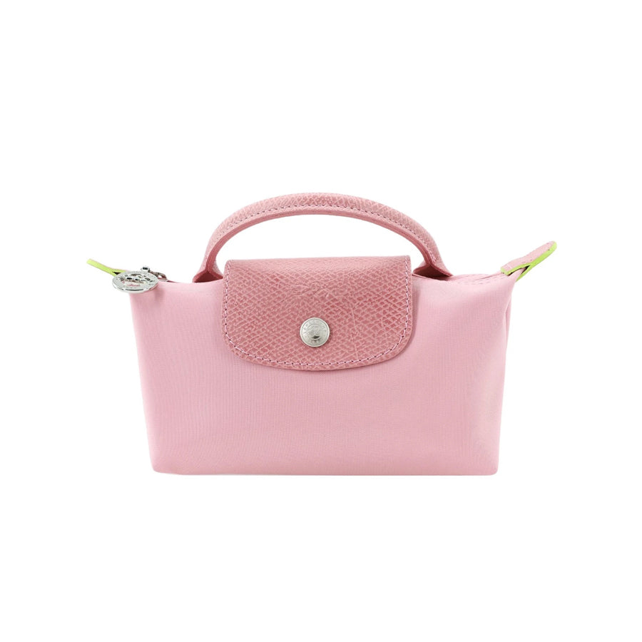 Le Pliage Original Pouch with handle Petal Pink - Recycled canvas