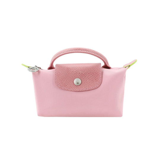 Le Pliage Original Pouch with handle Petal Pink - Recycled canvas