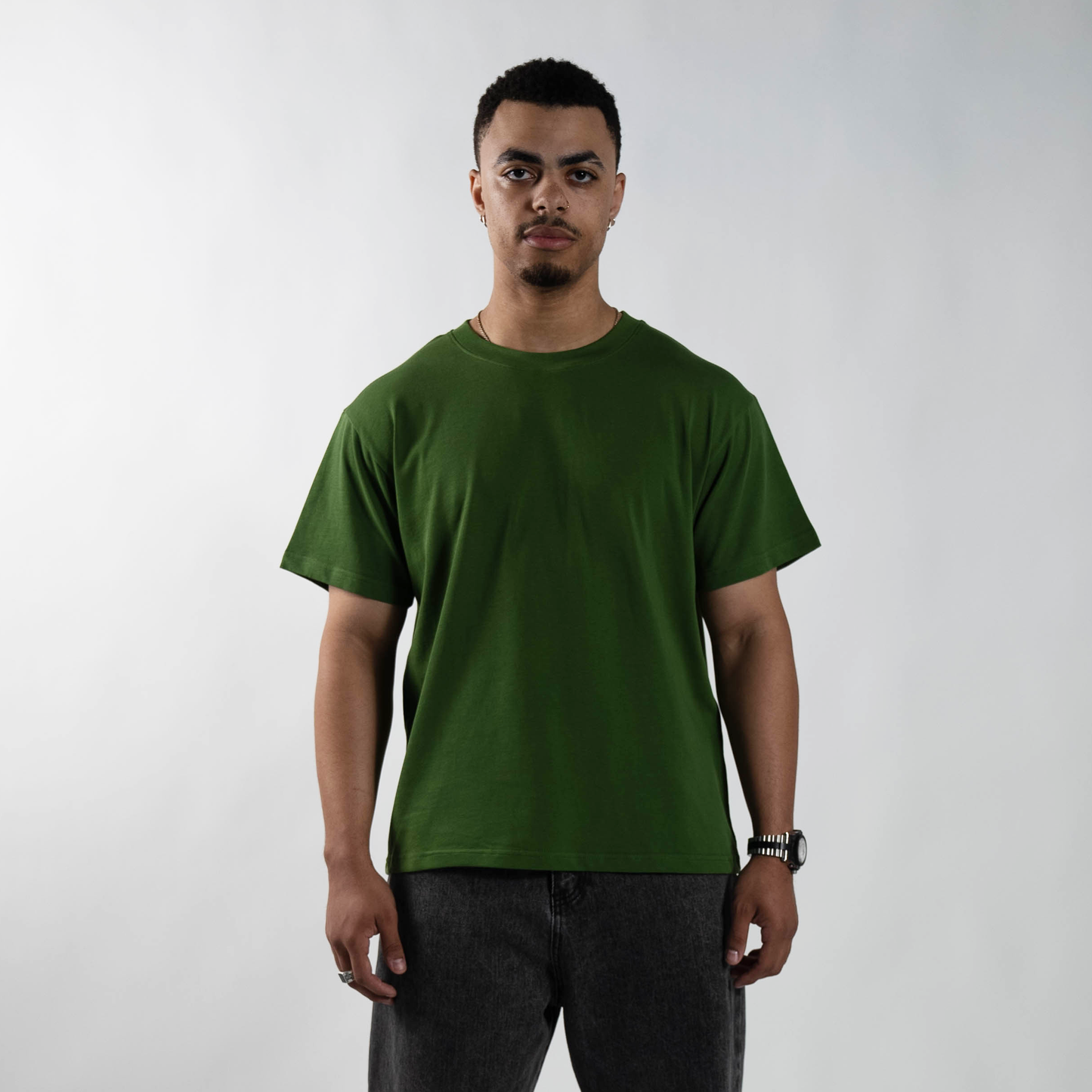 300 GSM 'Army Green' Standard Tee