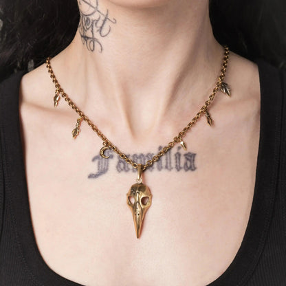 AUGUR SKULL NECKLACE