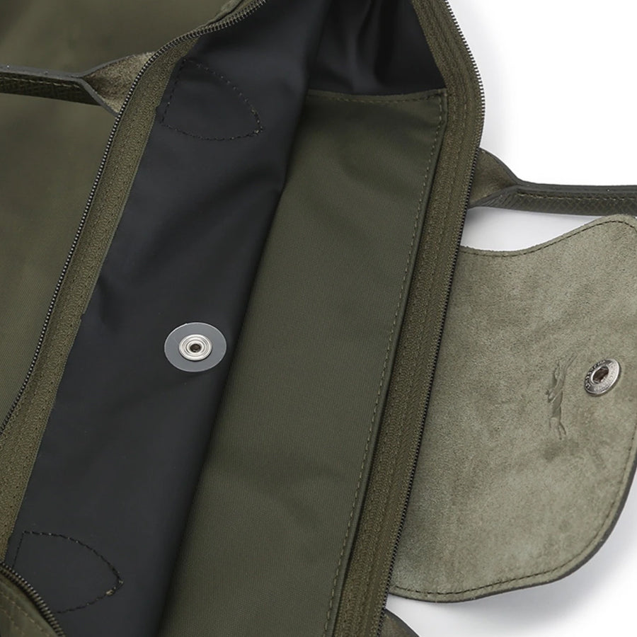 Le Pliage Original Tote bag Forest Green - Recycled canvas
