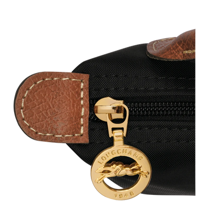 Le Pliage Original Pouch with handle Black - Recycled canvas