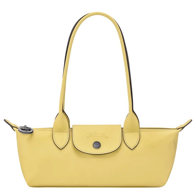 Le Pliage Xtra M Shoulder bag Lime - Leather