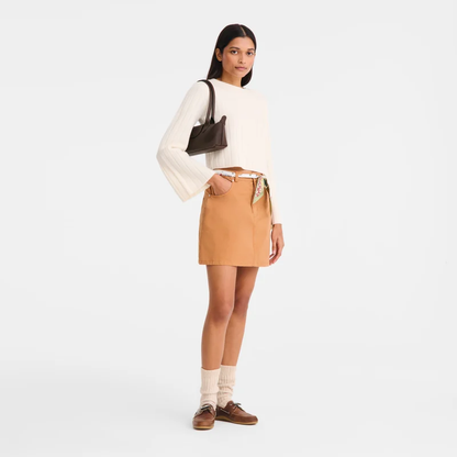 Le Pliage Xtra M Shoulder bag Mocha - Leather