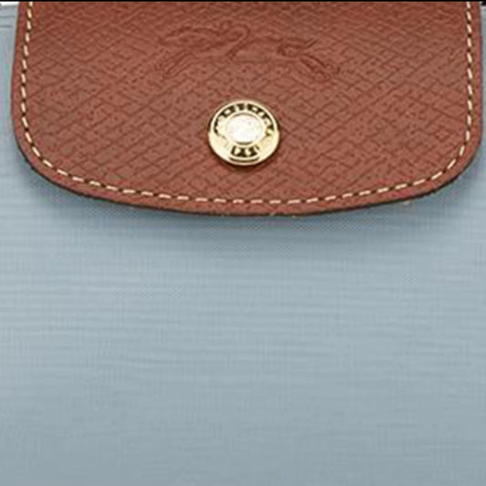 Le Pliage Original Pouch with handle Steel Gray - Recycled canvas